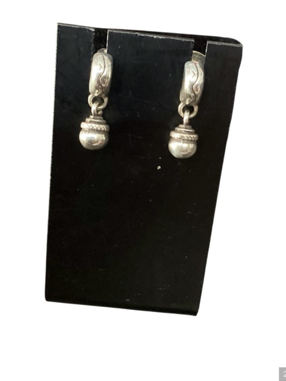 Brighton Silver Tone Drop Earrings 1708